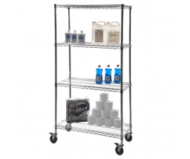 Mobile Rack Trolley With Cleaning Products