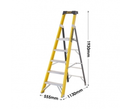 5 Tread Glass Fibre Platform Stepladder Dimensions