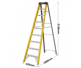 8 Tread Swingback Stepladders Dimensions