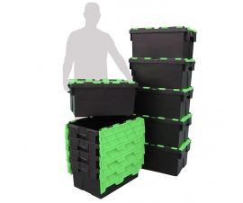 Black And Green 55 Litre Containers