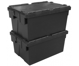Stackable Large Plastic Crates - 55 Litres