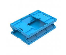 Part Folded Box In Blue