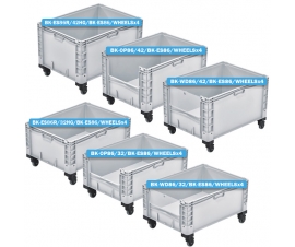 Large Euro Containers with Castors