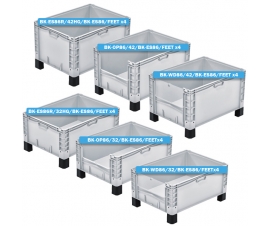 Large Euro Containers with Feet