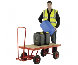 Turntable Trailer With MDF Deck And Pneumatic Tyres