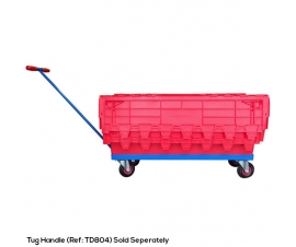 Dolly With Tug Handle And Crates