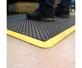 Bubblemat Anti-Fatigue Mat In Black And Yellow