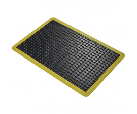 Bubblemat Anti-Fatigue Mat In Black And Yellow