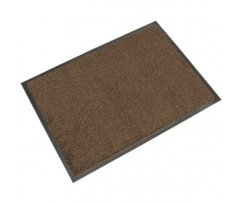 Washable Entrance Matting In Brown