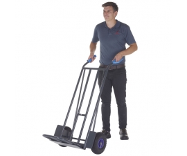 Folding Toe Sack Truck In Use