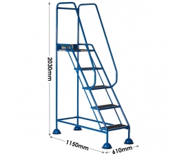 5 Tread Domed Feet Steps