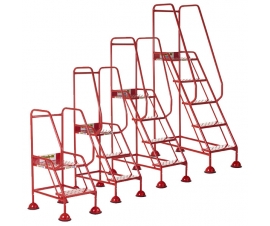 Domed Feet Steps With Punched Treads Group