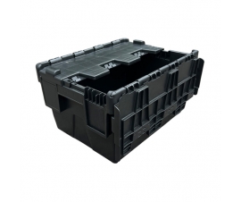 Attached Lid Container Tote Box (400 x 300 x 222mm)