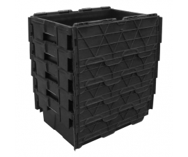 Nesting Black Plastic Containers