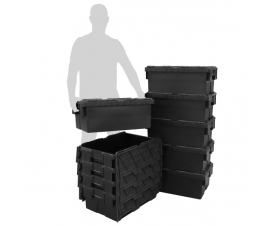 45 Litre Black Plastic Containers