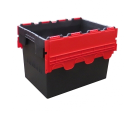 PLAS80 Open Attached Lid Container