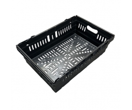 Black Bail Arm Stacking & Nesting Crate