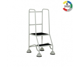 S221 2 Steps with Platform and Guard Rails