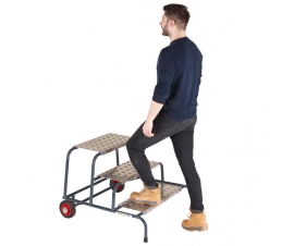 Wide Work Steps In Use