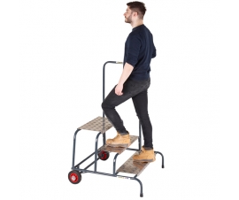 Climb-It Wide Work Steps In Use