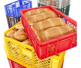 Bread Containers with Contents