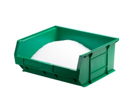 XL6 Picking Bin in Green With Contents