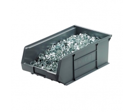 XL4 Picking Bin in Recycled Grey With Contents