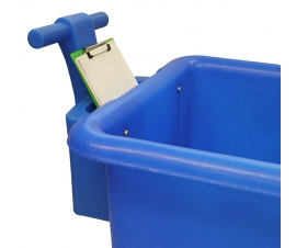 Handle on Blue Truck