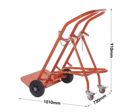 Double Cylinder Folding Trolley Dimensions