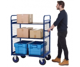 Distribution Trolley In Use