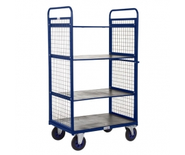 Distribution Trolley With 2 Sides And Shelves Tall
