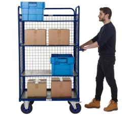 Distribution Trolley In Use