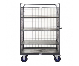 Distribution Trolley With 3 Sides And Shelve