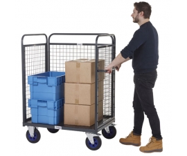 Distribution Trolley In Use