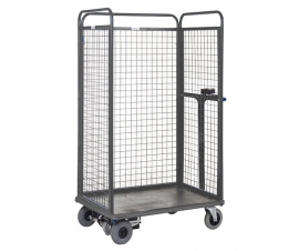 Powered Distribution Trolley 3 Sides in Grey