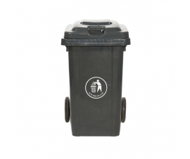 80 Litre Wheeled Bins in Grey