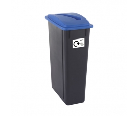 90 Litre Plastic Bin With Blue Lid
