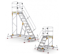 Extra Large Platform Safety Steps Group