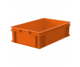 Orange Plastic Stacking Containers - M208A