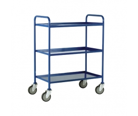 Three Tier Trolley With Blue Epoxy Trays