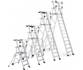 Large Platform Folding Steps With Safety Gates Group