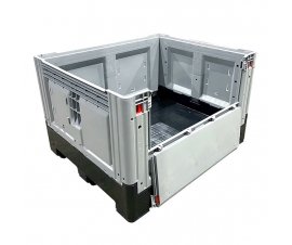 Large Folding Strong Pallet Box Open