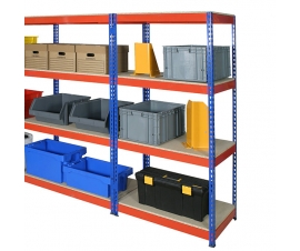 Blue and Orange Racking