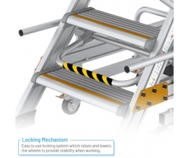 Safety Steps With Safety Lock Detail