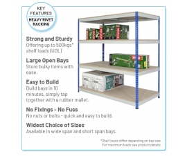 Rivet racking bay example