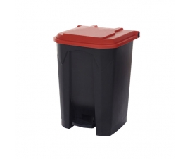 50 Litre Bin With Red Lid