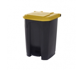 50 Litre Bin With Yellow Lid