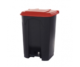 80 Litre Bin With Red Lid