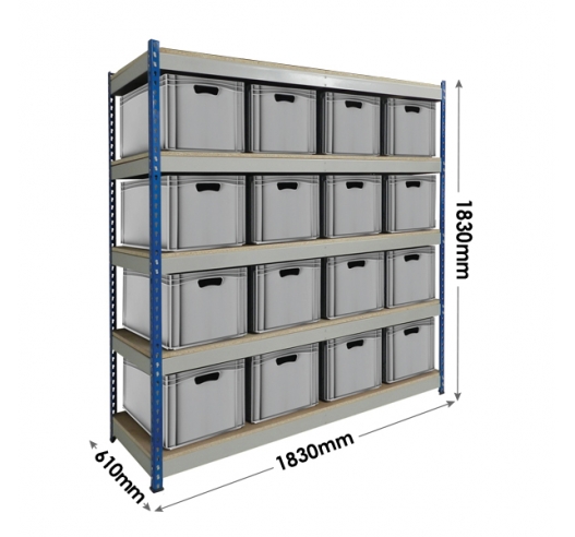 Shelving dimensions