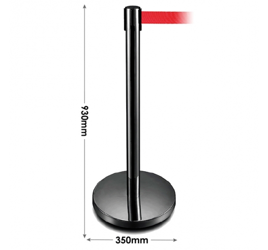 Black Post Dimensions